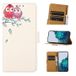 Samsung Étui Portefeuille Galaxy A73 5G - Série Glam - Chouettes
