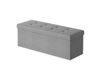 JOYFURNOS Coffre de rangement pliable – Gris Clair, 38 x 110 x 38 cm