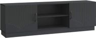 vidaXL TV-kast Zwart 150 x 31 x 47 cm Bewerkt hout
