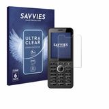 Savvies Screenprotector voor Energizer E288S - Folie Beschermfolie transparant 6 Stuks