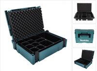 Makita Makpac 1 + universele inleg met 12 vakjes (P-83674)