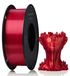 PLA-filament, 1,75 mm, 1 kg, satiné rouge, pour impression 3D