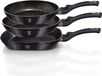 Berlinger Haus set de poêles en granit 20, 24, 28 cm Metallic Line Carbon Pro BH6904