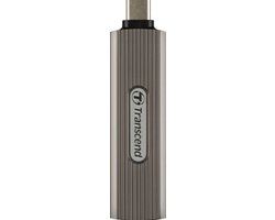 Transcend ESD330C 2 TB Portable SSD - 1050 MB/s Read / 950 MB/s Write - Silver/Brown