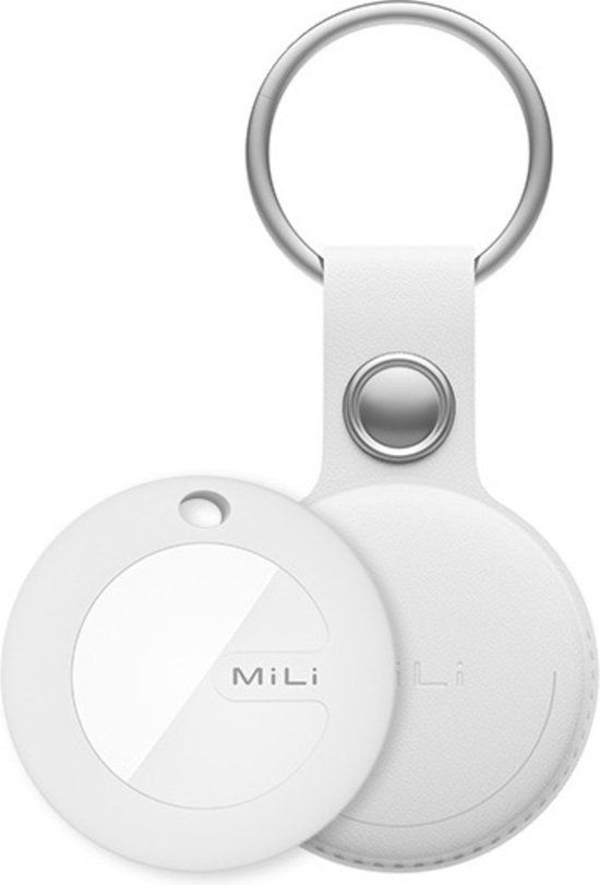 MiLi MiTag Bluetooth Tracker with Keychain - White - 1 Pack