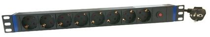 DSIT 19 inch 8-voudige stekkerdoos - Master Overload