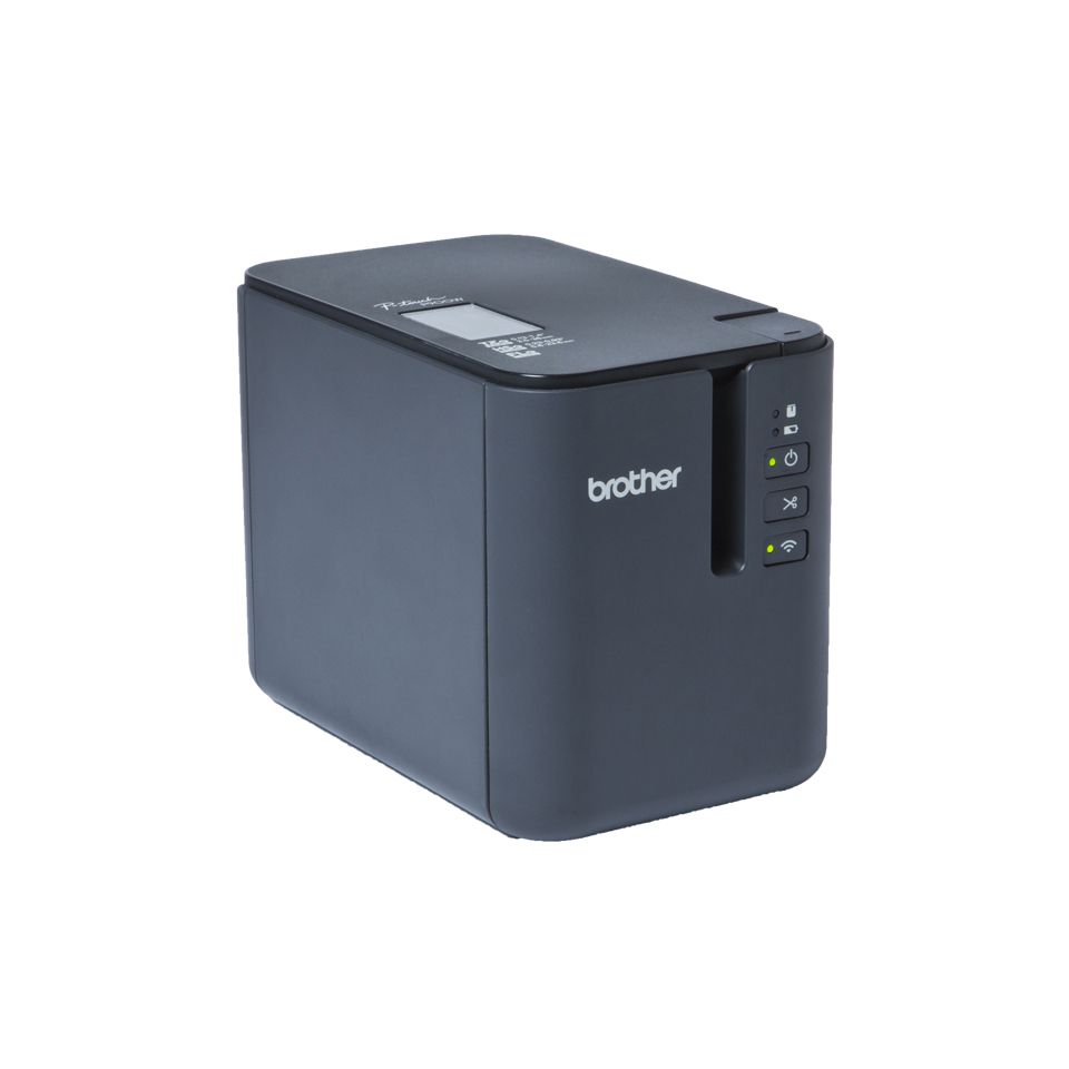 Brother PT-P900WC Label Printer - Thermal Transfer, 360x360 DPI, Wired & Wireless, HSE/TZe, WiFi