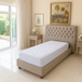 Nuits D'Or Matelas 90x190 X 19 Cm Très Ferme + Oreiller Visco + Alèse