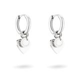 Liebeskind Berlin LJ-1561-E-21 Oorbellen zilver, 1,8 cm, Roestvrij staal, Geen edelsteen