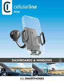 Cellular-line Cellularline Hug Flexi - Passieve houder - Zwart