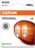 Osram Serie - Originele Motorfietslamp - W5W - Transparant - 12V