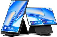 Blackview Table 10 Moniteur portable - 23,8 Pouces Full HD Moniteur portable - Écran portable avec USB-C & HDMI - Plug & Play