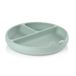 Jané BLW Babybord met vakken en zuignap, BPA-vrij, siliconen, compatibel met sterilisatoren, magnetron, oven, groen