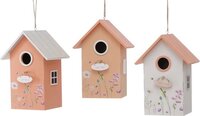 Boltze Home Vogelhuis Daysa MDF 15x12xh22cm - Multi