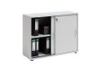 Möbelpartner Manni 701343 Archiefkast, lichtgrijs, 100 x 39,5 x 77,4 cm