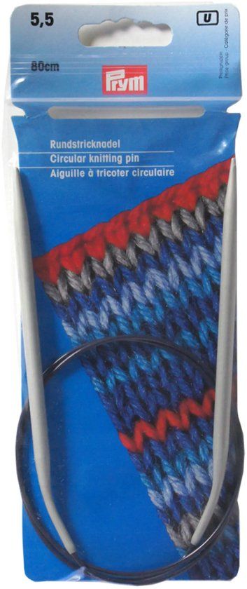 Prym Rondbreinaalden 5.5mm Grijs Metaal