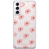 ERT GROUP mobiel telefoonhoesje voor Samsung S21 origineel en officieel erkend Babaco patroon Flowers 017 optimaal aangepast aan de vorm van de mobiele telefoon, gedeeltelijk bedrukt