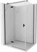Mexen Mist-H T douchecabine met scharnier links 100 x 95 , transparant, zwart