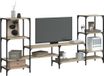 Maison Exclusive - meuble TV chêne Sonoma, 206,5 x 28,5 x 95 cm, panneau de particules