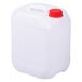 Bürkle HDPE jerrycan transparant, UN, DIN50, 10 liter, met sluiting