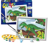Ravensburger CreArt Roaming Dinosaurussen Verf op Nummers voor Kinderen Leeftijd 7 Jaar - Schilderkunst en Ambachten Kits voor Kinderen