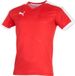 Puma Pitch Shortsleeved Shirt Heren Rood/Wit Polyester Korte Mouw Maat XXL