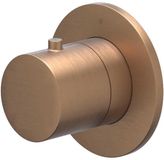IVY Bond Symmetry Afbouwdeel voor Flow-Through Stopkraan met Rond Rozet - Geborsteld Mat Koper PVD