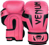 Venum Elite Kids Bokshandschoenen Roze Zwart - 6 OZ