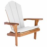 vidaXL Adirondack Tuinstoel Naturel Massief Teakhout