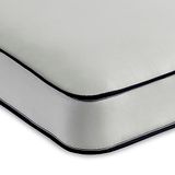 eXtreme comfort ltd Zwart & Wit Daisy Flattop matras voor kinderen, stapelbed, cabinebedden enz., geheugenschuim, wit, 3ft standaard UK Single 90cm x 190cm