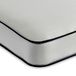eXtreme comfort ltd Zwart & Wit Daisy Flattop matras voor kinderen, stapelbed, cabinebedden enz., geheugenschuim, wit, 3ft standaard UK Single 90cm x 190cm