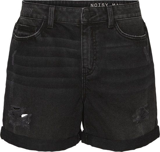 NOISY MAY NMSMILEY NW DEST SHORTS VI061BL NOOS Women's Shorts - Size XL - Black Denim
