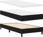 vidaXL Boxspring Bed met Hoofdeinde Zwart 90 x 200 cm Stof