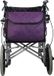 Merkloos Sac à dos pour fauteuil roulant, sac de fauteuil roulant imperméable, sac à bandoulière style sac à dos, unisexe (violet)