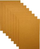Jtnohx Stijf Vilt, 2 mm dik vilt voor knutselwerkjes, 8 stuks 20x30 cm knutselvilt, vilten vierkantjes voor doe-het-zelfprojecten (bruin)
