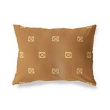 BonaMaison Bruine Tinten Decoratieve Kussensloop, Kussenhoezen Bank, Decoratieve Kussenhoesjes, Kussensloop; Sofa, Slaapkamer, Kantoor, Auto 45x60 Cm - Ontworpen en vervaardigd in Turkije