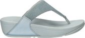 FitFlop Lulu Shimmer Lux dames teenslipper - Licht blauw - Maat 38