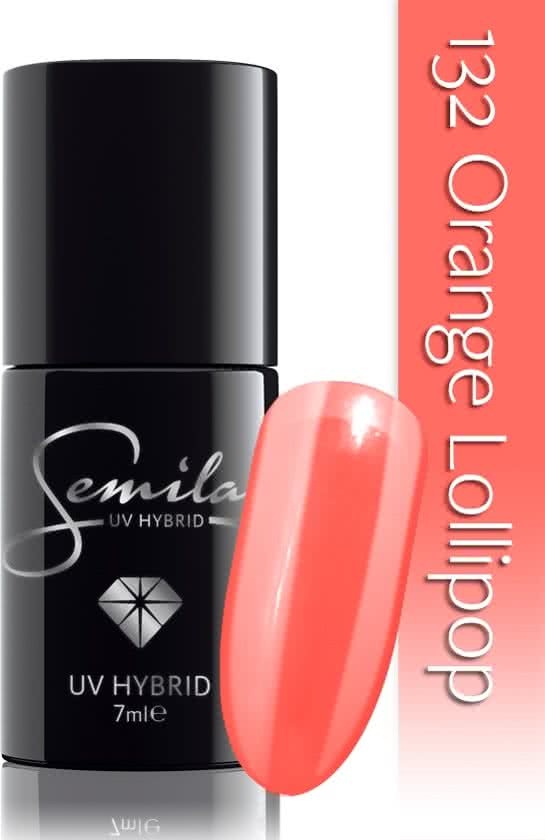 SEMILAC 132 UV Hybrid Orange Lollipop 7 ml