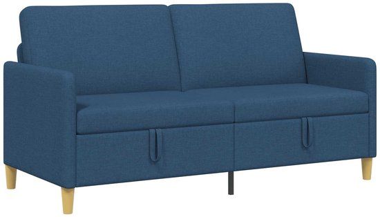 vidaXL Sofa met opbergruimte Blauw 172 x 78 x 87 cm Polyester