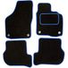 Sakura Sakura automatten Tapijt Vloermat Rubber Heelpad Blauwe rand