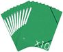 Oxford Top File+ Documentenmap, 3 flapjes, A4-formaat, elastisch, 10 stuks
