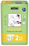 Muumi baby Luier Maat 2 Mini 3-6 kg 58 stuks