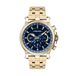 Police PEWJK2110801 Montre Homme Analogique Quartz Doré Bleu Acier