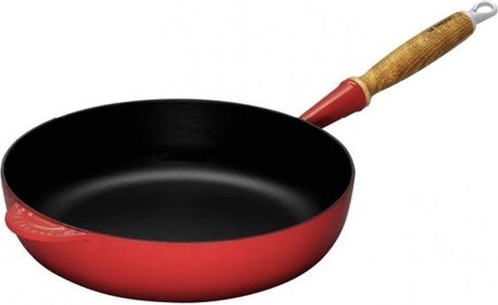 Le Creuset Gietijzeren Sauteerpan - 28 cm - Kersenrood