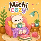 Michi Cozy: Un mundo cozy para colorear