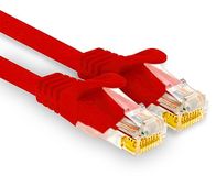 1aTTack.de - 1 x 20m Cat7 netwerkkabel, Cat.7 Ethernet, LAN & Cat 7 patchkabel voor maximale internetsnelheid en verbindt alle apparaten met een RJ45-aansluiting, rood