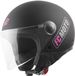 FC-Moto Square-RS Jethelm Zwart Mat/paars XS