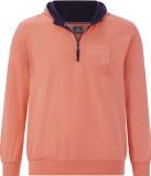 Jan Vanderstorm heren Sweatshirt - 80/82 - Lichtoranje - Plus Size