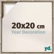 yd, Cadre 20x20 cm Chêne Sonoma - Cadre pour toile - MDF Lyon