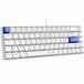 The G-Lab Keyz Hydrogen – semi-mechanisch gaming-toetsenbord, 60% AZERTY FR